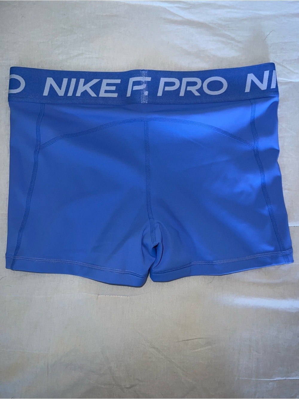 Nike Pro Light Blue Dri-FIT Compression Shorts - Picture 2 of 6